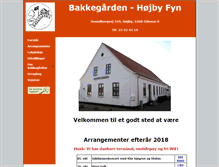 Tablet Screenshot of foreningen-bakkegaarden.dk